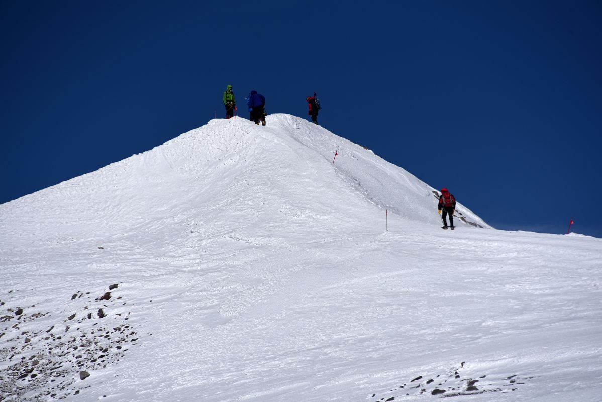 10C The Mount Elbrus West Main Peak Summit From The Summit Plateau